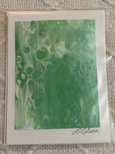 Load image into Gallery viewer, Card - Hand Made - Debby Olsen - Acrylic Pour C130