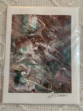 Load image into Gallery viewer, Card - Hand Made - Debby Olsen - Acrylic Pour C137