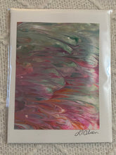 Load image into Gallery viewer, Card - Hand Made - Debby Olsen - Acrylic Pour C112