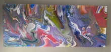 Load image into Gallery viewer, "Dulcet Dreams”- Original Abstract Acrylic Pour- Debby Olsen 16" X 40"x 1 1/2"