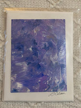 Load image into Gallery viewer, Card - Hand Made - Debby Olsen - Acrylic Pour C140