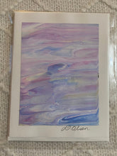 Load image into Gallery viewer, Card - Hand Made - Debby Olsen - Acrylic Pour C136