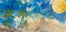 Load image into Gallery viewer, Victory At The Beach - Acrylic Pour 12”x 24”x 1.5”-Debby Olsen