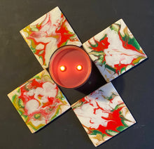 Load image into Gallery viewer, Holiday Cheer Coasters - set of 4 -Debby Olsen