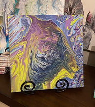 Load image into Gallery viewer, Lavender Twist- Acrylic Pour - Debby Olsen