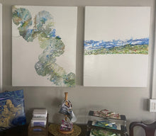 Load image into Gallery viewer, The Labryinth - Acrylic Pour 30" X 24" - Debby Olsen