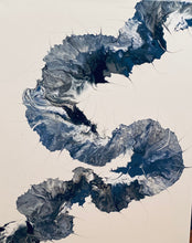 Load image into Gallery viewer, Twisted, Acrylic Pour - Debby Olsen 20”x 16”