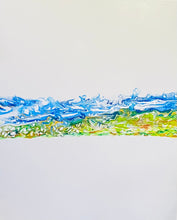 Load image into Gallery viewer, The Horizon- Acrylic Pour 30" X 24" - Debby Olsen