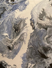 Load image into Gallery viewer, Daydream, Acrylic Pour - Debby Olsen 20”x 16”