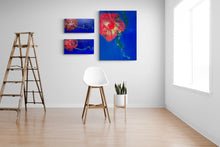 Load image into Gallery viewer, Primitive Poppy - Abstract Acrylic Pour 40"X 30" - Debby Olsen
