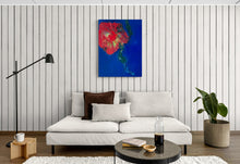 Load image into Gallery viewer, Primitive Poppy - Abstract Acrylic Pour 40"X 30" - Debby Olsen