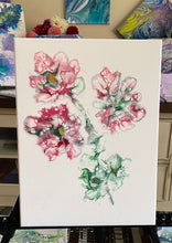Load image into Gallery viewer, The Jasper Flower - Acrylic Pour - Debby Olsen