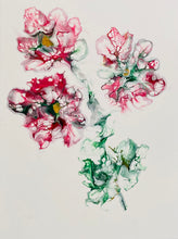 Load image into Gallery viewer, The Jasper Flower - Acrylic Pour - Debby Olsen