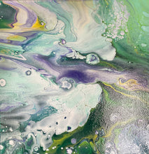 Load image into Gallery viewer, Funnel Formation- Acrylic Pour - Debby Olsen