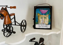 Load image into Gallery viewer, Spring Hanging Plaque - Hanging Plaque 8"x 6" - Barbara Olsen