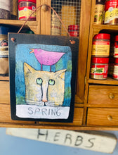 Load image into Gallery viewer, Spring Hanging Plaque - Hanging Plaque 8"x 6" - Barbara Olsen