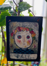 Load image into Gallery viewer, Fall Hanging Plaque - Hanging Plaque 8"x 6"- Barbara Olsen