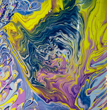 Load image into Gallery viewer, Lavender Twist- Acrylic Pour - Debby Olsen
