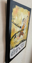Load image into Gallery viewer, Monday Boy - Print On Wooden Tile 9"x 7" - Barbara Olsen