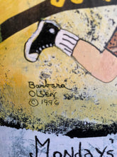 Load image into Gallery viewer, Monday Boy - Print On Wooden Tile 9"x 7" - Barbara Olsen