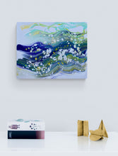 Load image into Gallery viewer, River Croc - Acrylic Pour - Debby Olsen