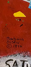 Load image into Gallery viewer, Saturday Girl - Print On Wooden Tile 9"x 7"- Barbara Olsen