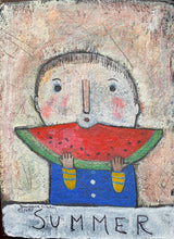Load image into Gallery viewer, Summer Hanging Plaque - Hanging Plaque 8"x 6" - Barbara Olsen