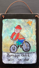 Load image into Gallery viewer, Thursday Boy - Old Days Hanging Plaque - Barbara Olsen