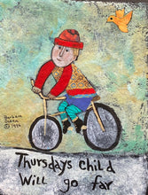 Load image into Gallery viewer, Thursday Boy - Old Days Hanging Plaque - Barbara Olsen