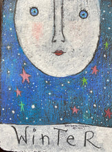 Load image into Gallery viewer, Winter Hanging Plaque - 8"x 6" - Barbara Olsen.