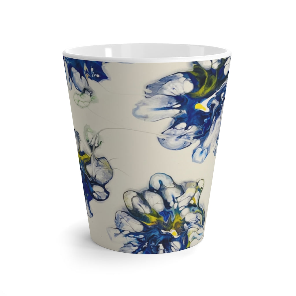 Blue Flower - Latte Mug - Debby Olsen