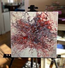 Load image into Gallery viewer, FireWeb - Acrylic Pour - Debby Olsen