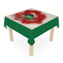 Load image into Gallery viewer, Green Christmas Flower - Table Cloth
