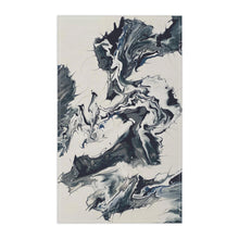 Load image into Gallery viewer, Black &amp; White Abstract Kitchen Towel - Debby Olsen Design
