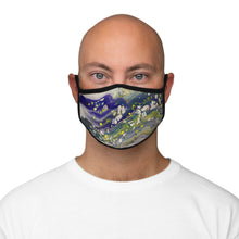 Load image into Gallery viewer, River Croc - Fitted Polyester Face Mask - Debby Olsen
