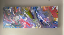 Load image into Gallery viewer, "Dulcet Dreams”- Original Abstract Acrylic Pour- Debby Olsen  16" X 40"x 1 1/2"
