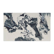 Load image into Gallery viewer, Black &amp; White Abstract Kitchen Towel - Debby Olsen Design
