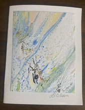 Load image into Gallery viewer, Card Gift Pack (5)- Hand Made - Debby Olsen - Acrylic Pour
