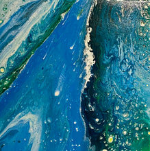 Load image into Gallery viewer, Flying High- Acrylic Pour 20”X 20”-Debby Olsen
