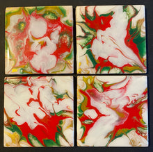 Load image into Gallery viewer, Holiday Cheer Coasters - set of 4 -Debby Olsen
