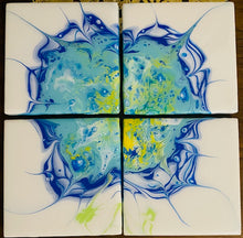 Load image into Gallery viewer, The Linken Blues - Coasters - set of 4 -Debby Olsen
