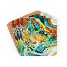 Load image into Gallery viewer, Orange Mix - Cork Back Coaster - Debby Olsen
