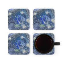 Load image into Gallery viewer, Snowy Blues - Cork Back Coaster - Debby Olsen
