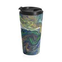Load image into Gallery viewer, The Green Descent - Stainless Steel Travel Mug - Debby Olsen
