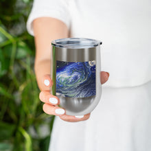 Load image into Gallery viewer, Solar Blues - 12oz Insulated Wine Tumbler - Debby Olsen
