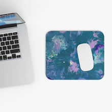 Load image into Gallery viewer, Teal and Lavender Abstract - Mouse Pad (Rectangle)
