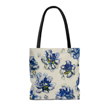 Load image into Gallery viewer, Blue Flower Medium - AOP Tote Bag - Debby Olsen
