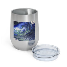 Load image into Gallery viewer, Solar Blues - 12oz Insulated Wine Tumbler - Debby Olsen
