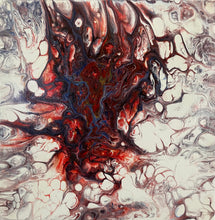 Load image into Gallery viewer, Dragons Roth - Acrylic Pour - Debby Olsen
