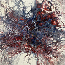Load image into Gallery viewer, FireWeb - Acrylic Pour - Debby Olsen
